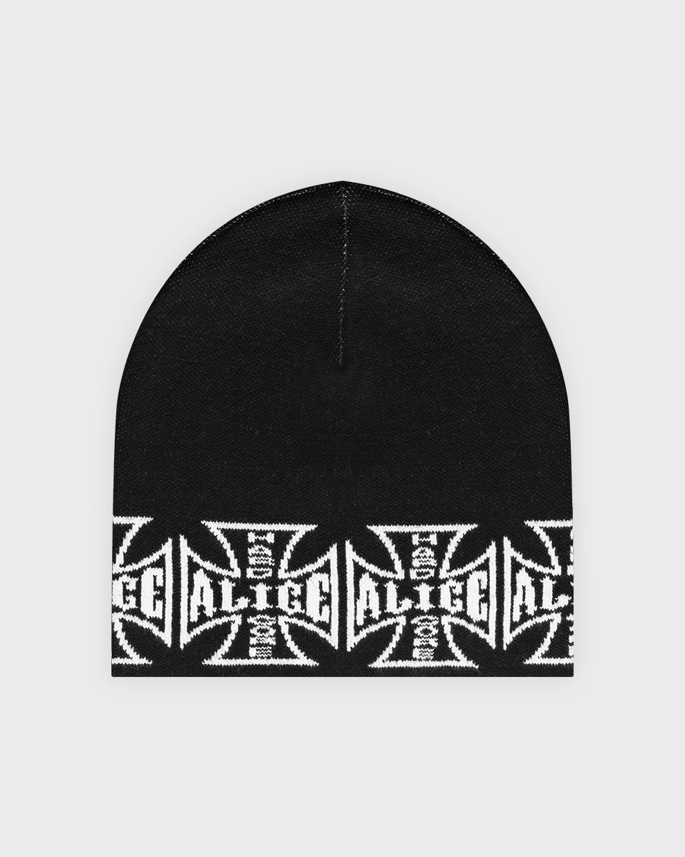 CHOPPER JAQUARD BEANIE (BLACK)