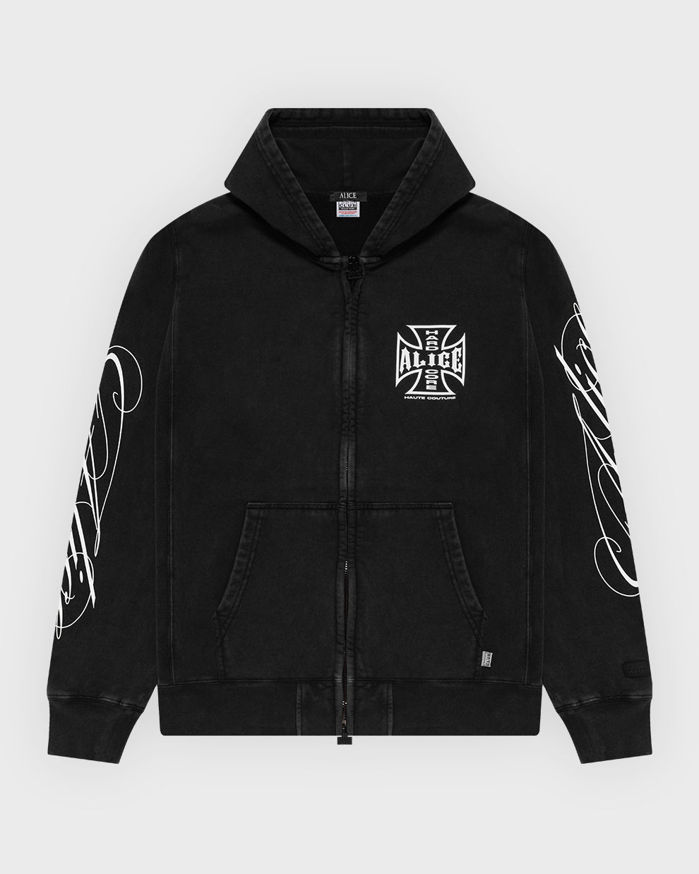 ENTH ZIP-UP HOODIE (BLACK FADE)