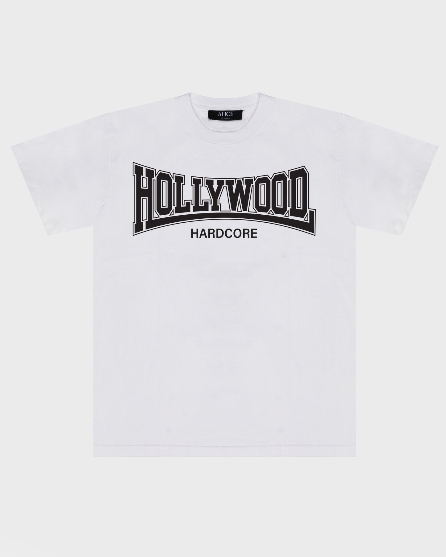 HOLLYWOOD HARDCORE T-SHIRT (WHITE)