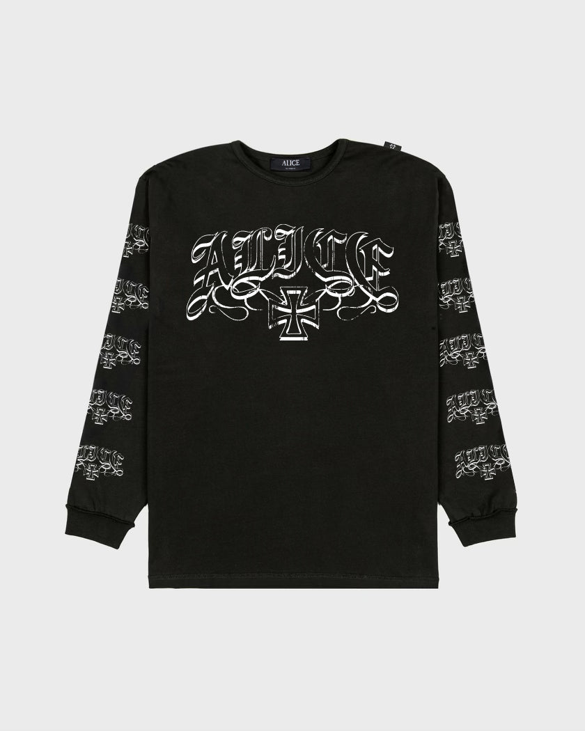 MILITIA LONGSLEEVE T-SHIRT (BLACK)